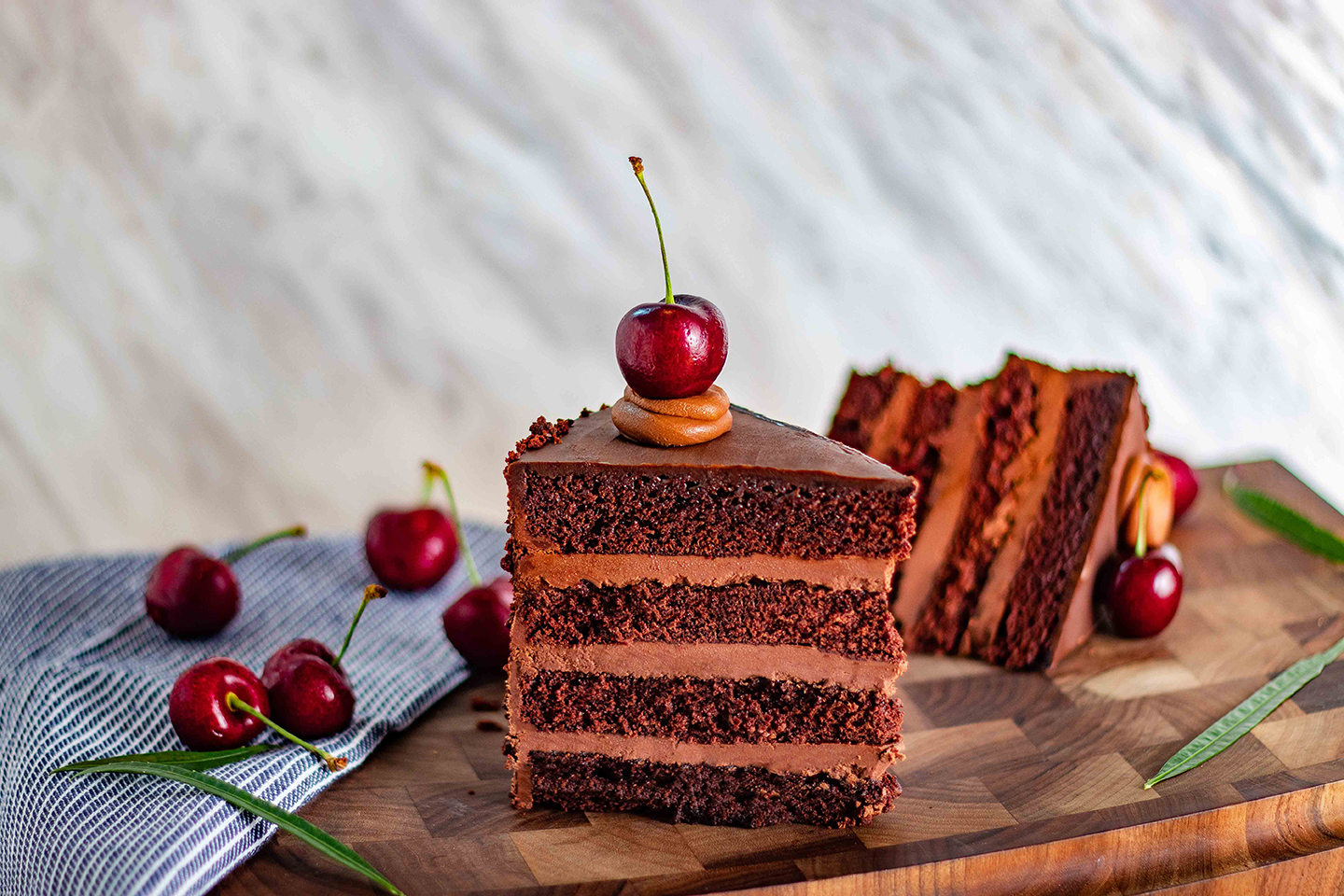 Double Chocolate Cake [per slice]
